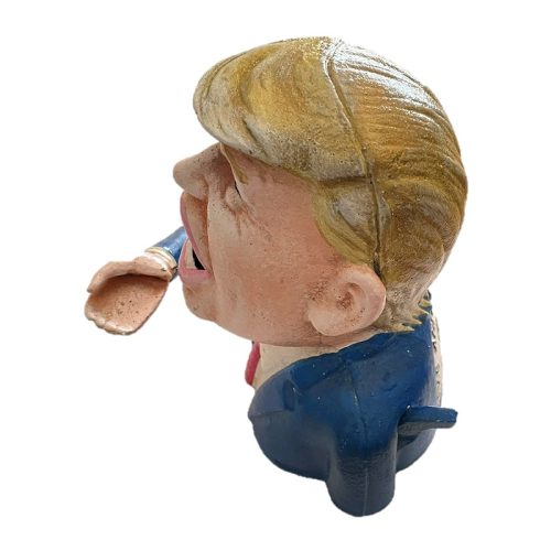 Cast Iron Donald Trump Money Bank
