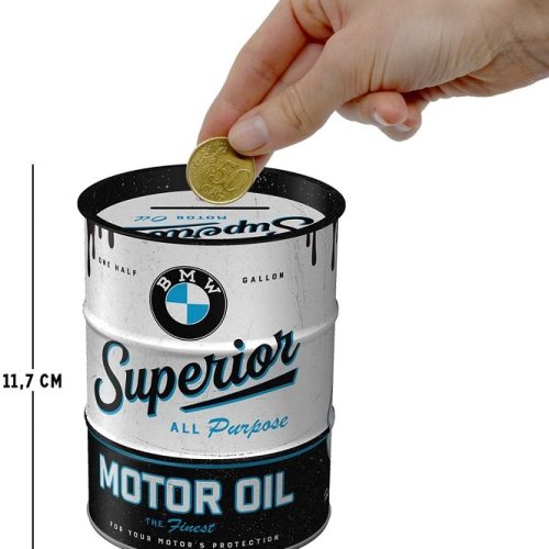 BMW Motor Oil Barrel Money Box