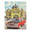 Chrysler Charger at Flinders Street Sign