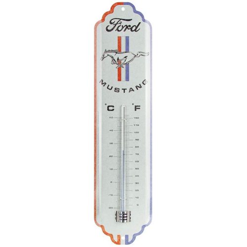 Ford Mustang Horses & Stripes Thermometer