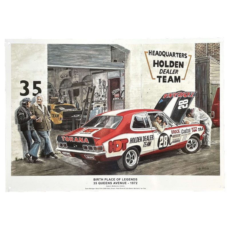 Holden Torana 35 Queens Avenue Tin Sign