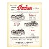 Indian Motorcycle Ad Sign