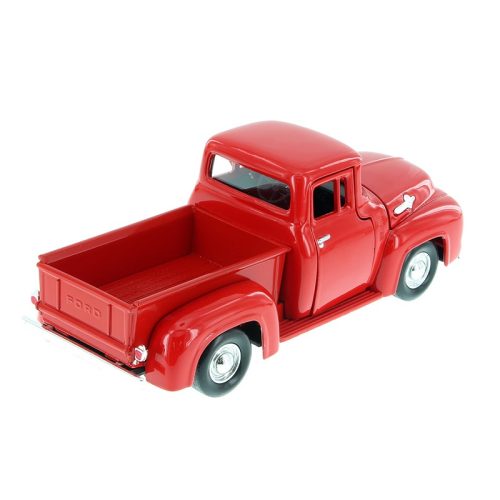 Ford F-100 Red Pickup Model