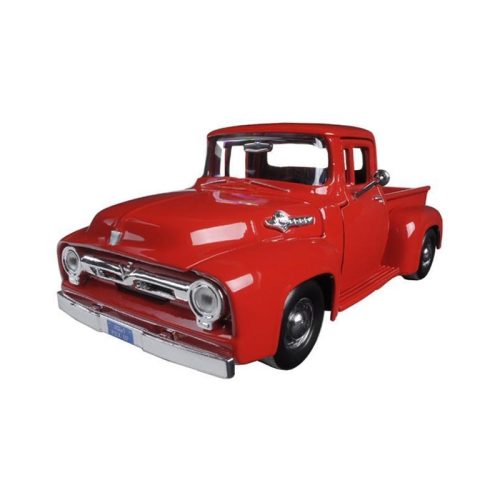 Ford F-100 Red Pickup Model
