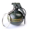 Hand Grenade Green Keyring