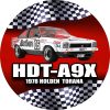 Holden HDT-A9X Round Tin Sign