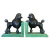 Black Poodle Bookends