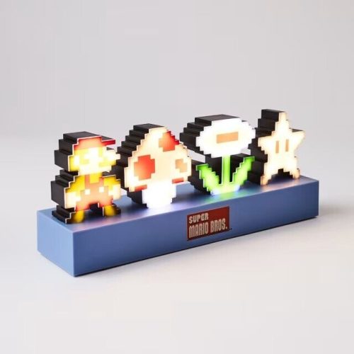Super Mario Bros Icon Logo Light