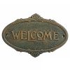 Cast Iron Welcome Sign