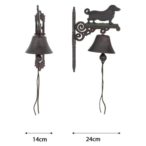 Cast Iron Dachshund Bell