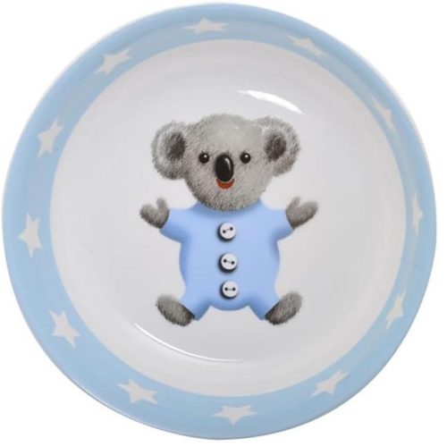 Koala Blue Babys First Ceramic Breakfast Set
