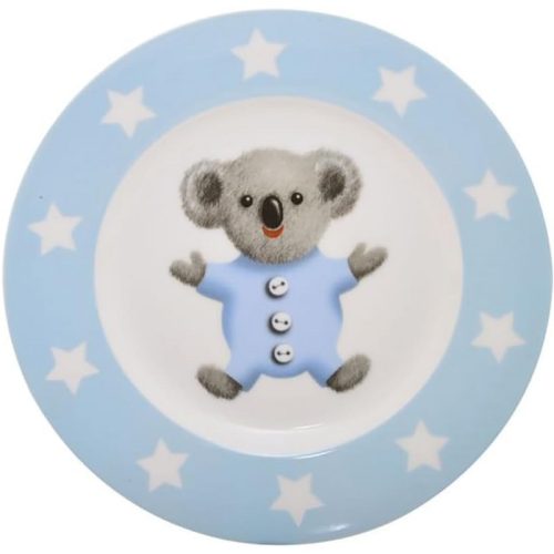 Koala Blue Babys First Ceramic Breakfast Set