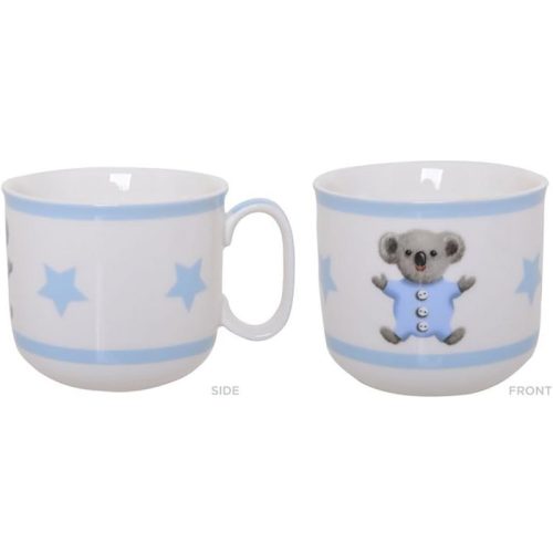 Koala Blue Babys First Ceramic Breakfast Set