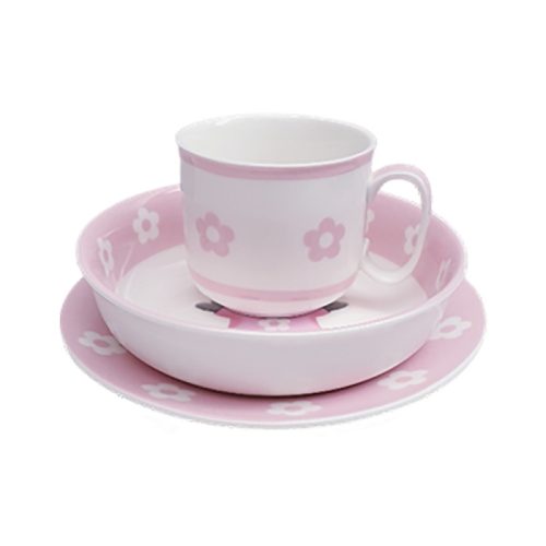 Koala Pink Babys First Ceramic Breakfast Set
