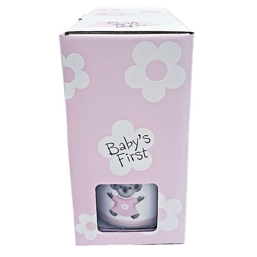Koala Pink Babys First Ceramic Breakfast Set