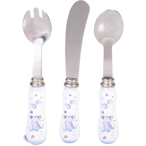 Baby Boy Elephant Cutlery Set