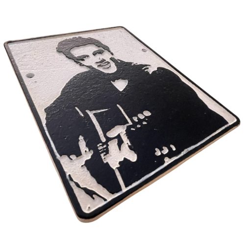 Cast Iron Elvis Sign
