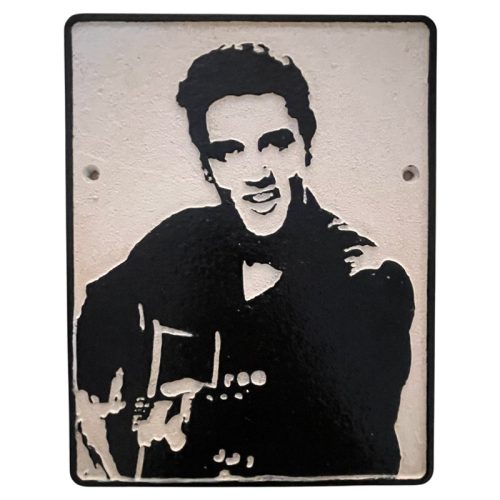 Cast Iron Elvis Sign