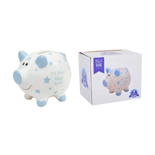 Marja Leena My First Piggy Bank in Blue