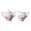 Blue Wren Sugar & Creamer