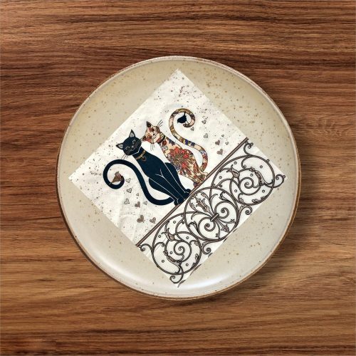 Cat Couple Balcony Napkins