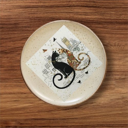 Cat Couple Paris Napkins