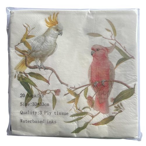 Cockatoo Bird Paper Napkins