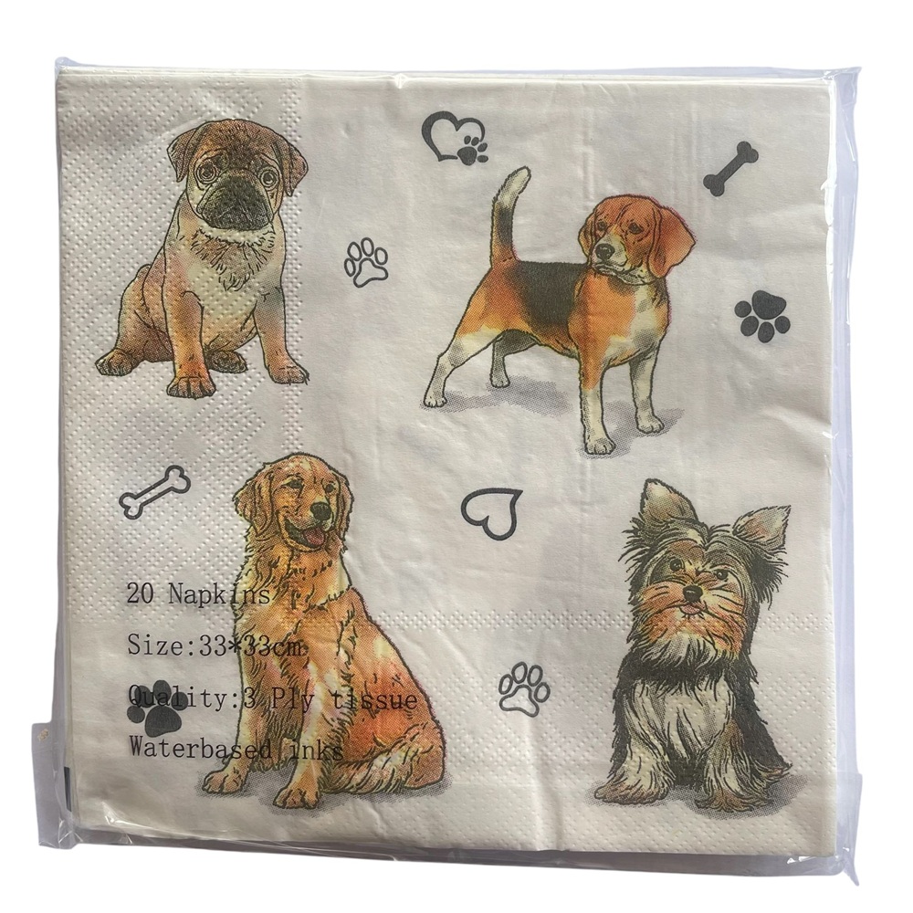 Dog Paper Napkins