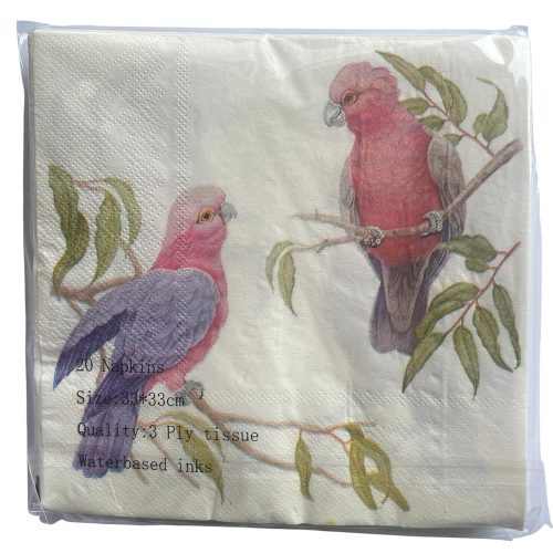 Galah Bird Paper Napkins