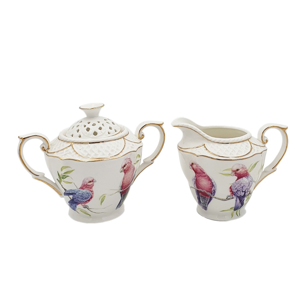 Galah Sugar and Creamer Set