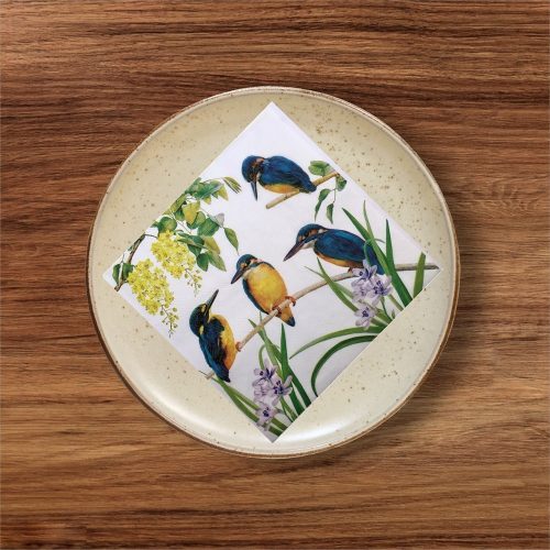 Kingfisher Bird Paper Napkins