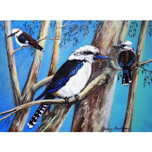 Kookaburra Bird Microfibre Towel