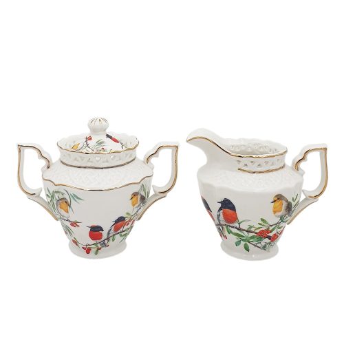 Robin Sugar and Creamer