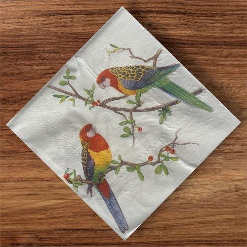 Rosella Bird Paper Napkins