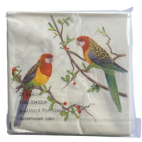 Rosella Bird Paper Napkins