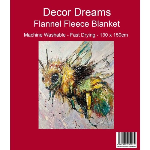 Bee Inspired Fleece Blanket