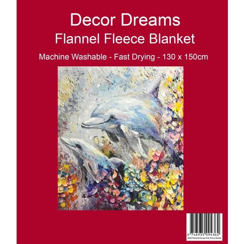 Dolphins Fleece Blanket