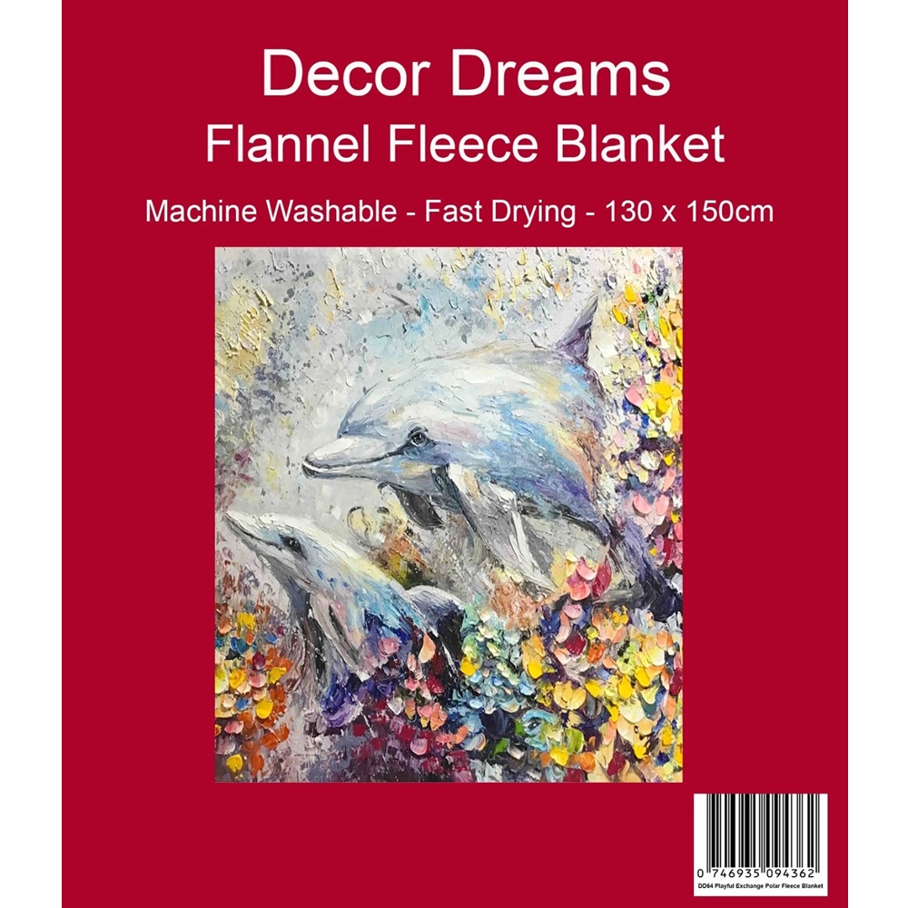 Dolphins Fleece Blanket