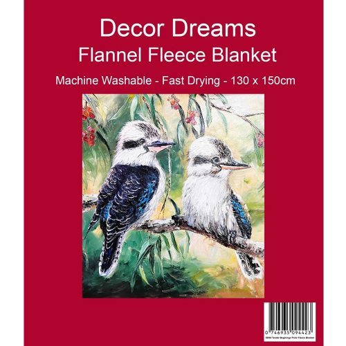 Kookaburra Fleece Blanket