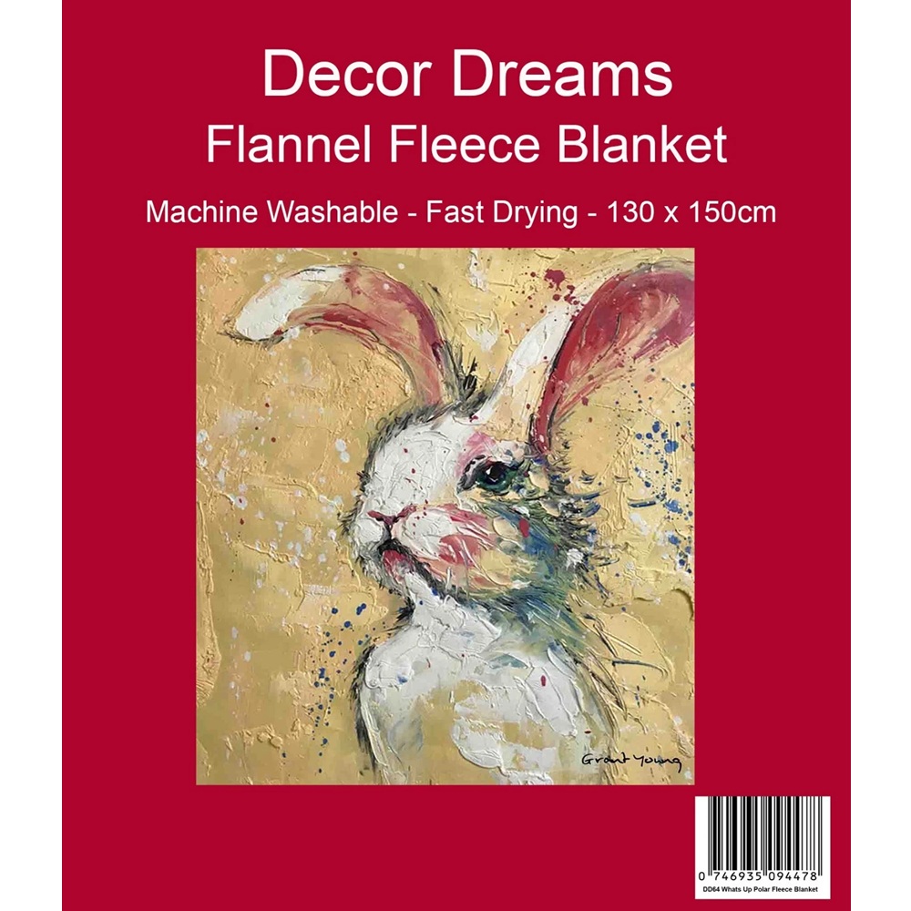 Rabbit Whats Up Blanket