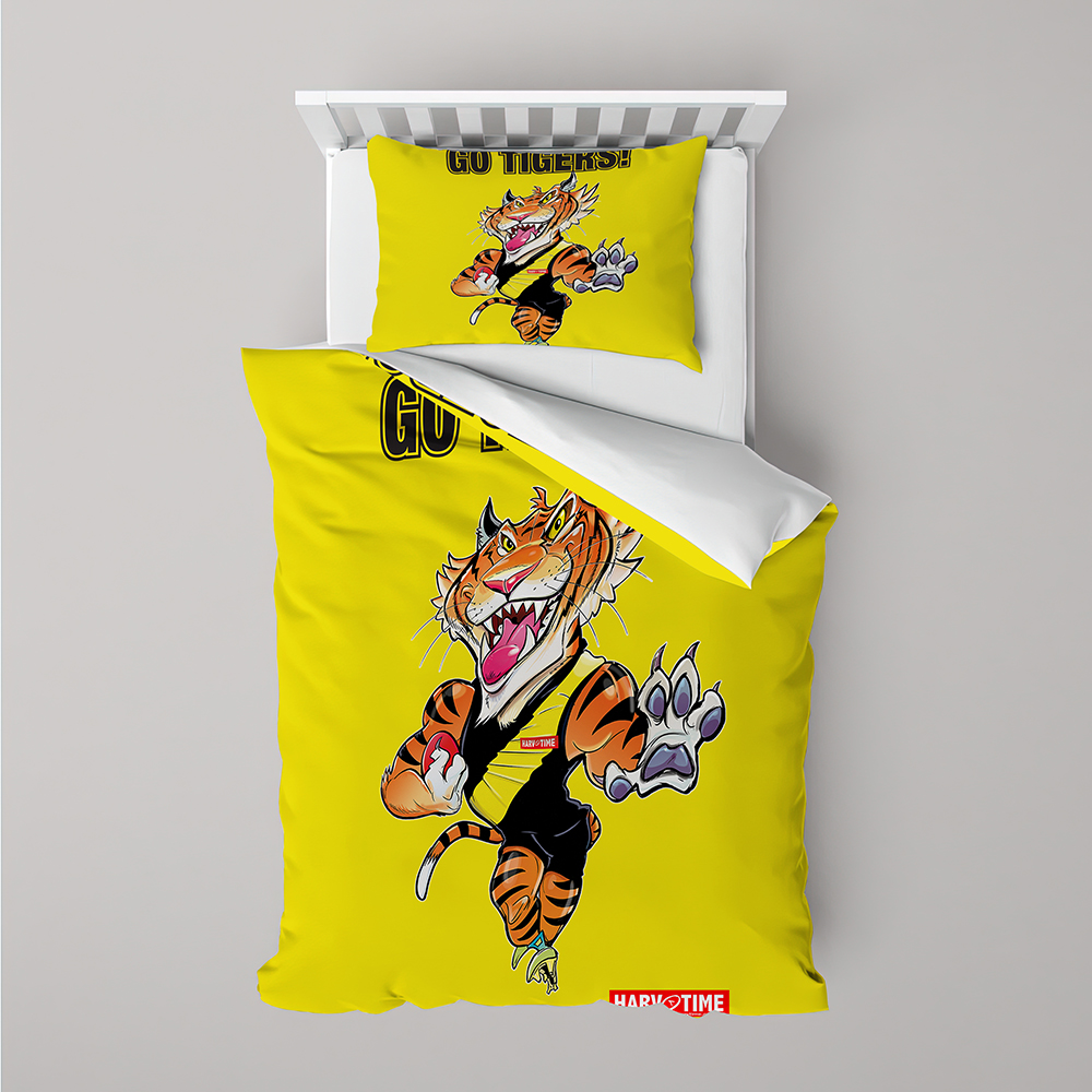 Richmond Tigers Single Quilt