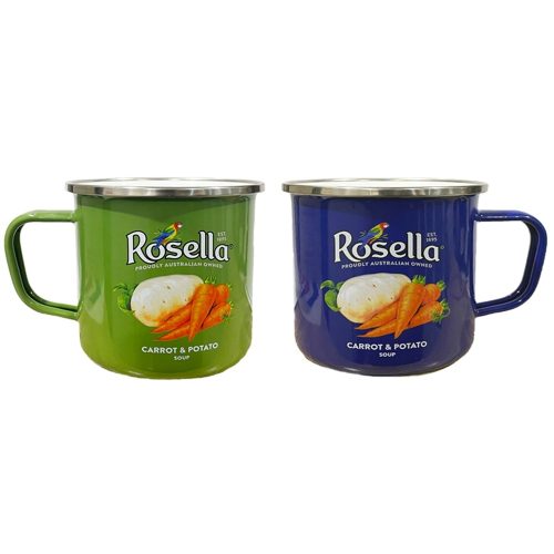 Rosella Enamel Soup Mug Set