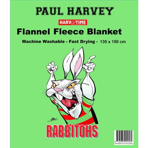 Rabbitohs Fleece Blanket
