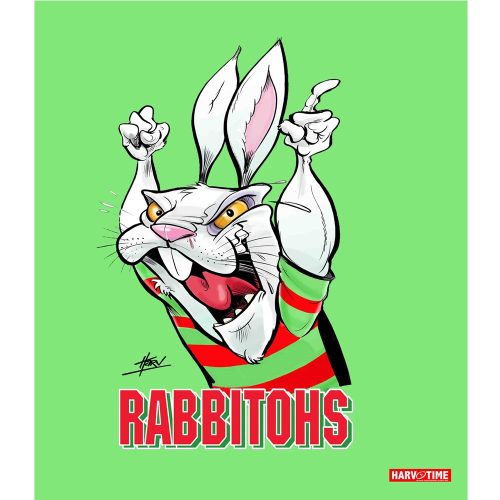 Rabbitohs Fleece Blanket