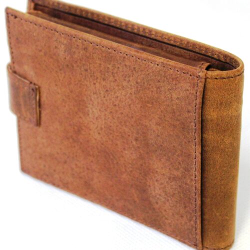 RFID Leather Wallet Brown