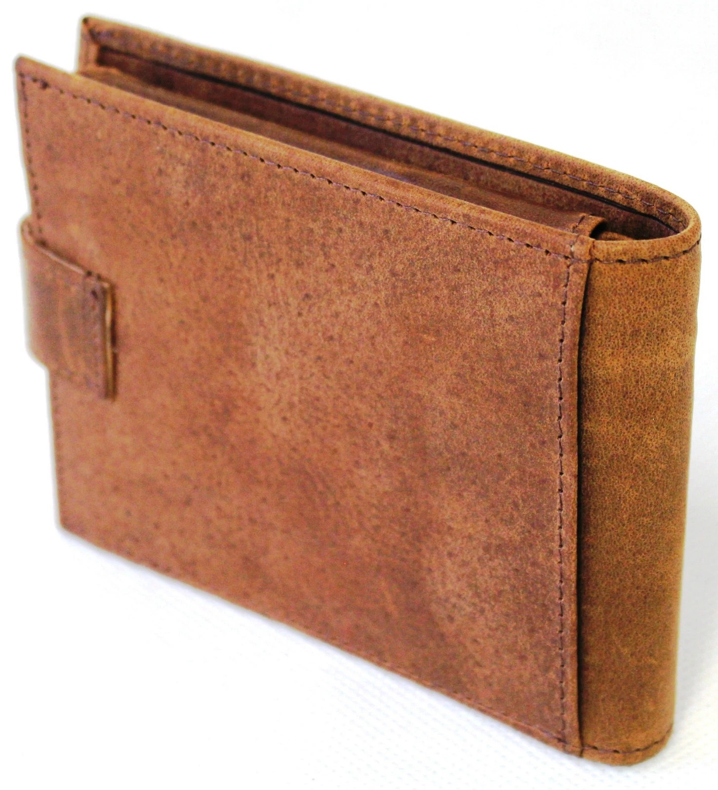 RFID Leather Wallet Brown
