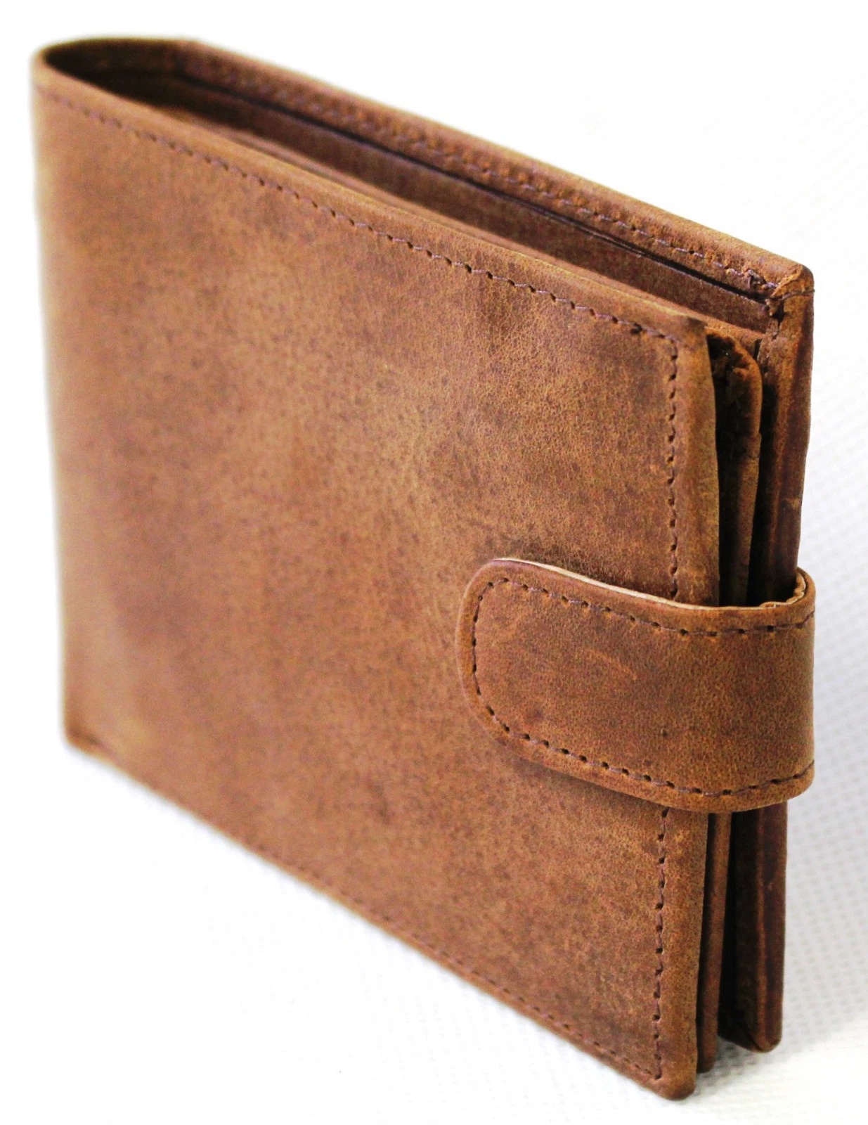 RFID Leather Wallet Brown