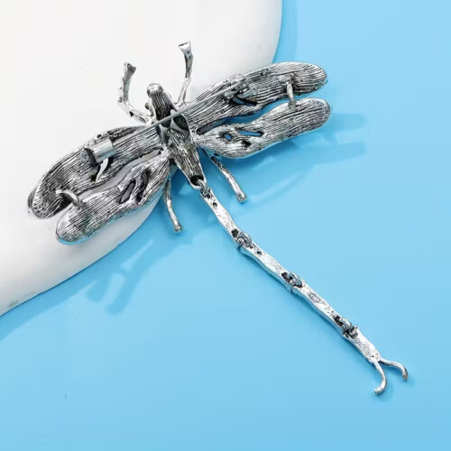 Enamel Dragonfly Brooch Pin