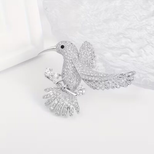 Hummingbird Brooch