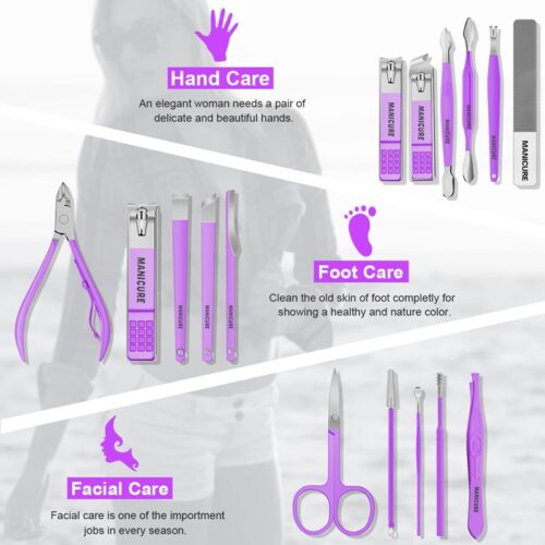 Purple Manicure Set